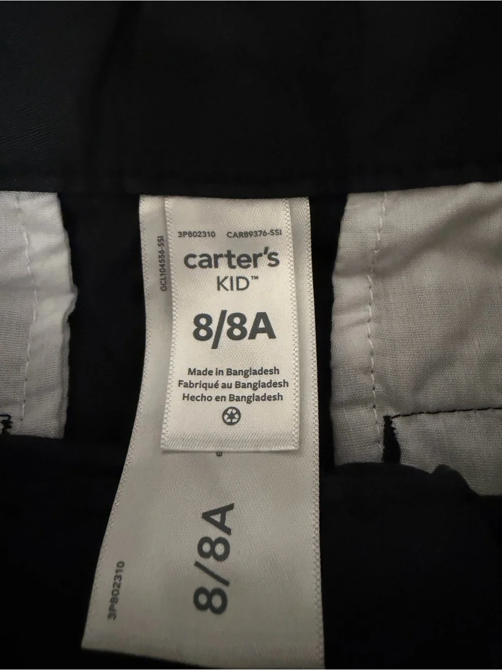Carter's Black Kids' Pants